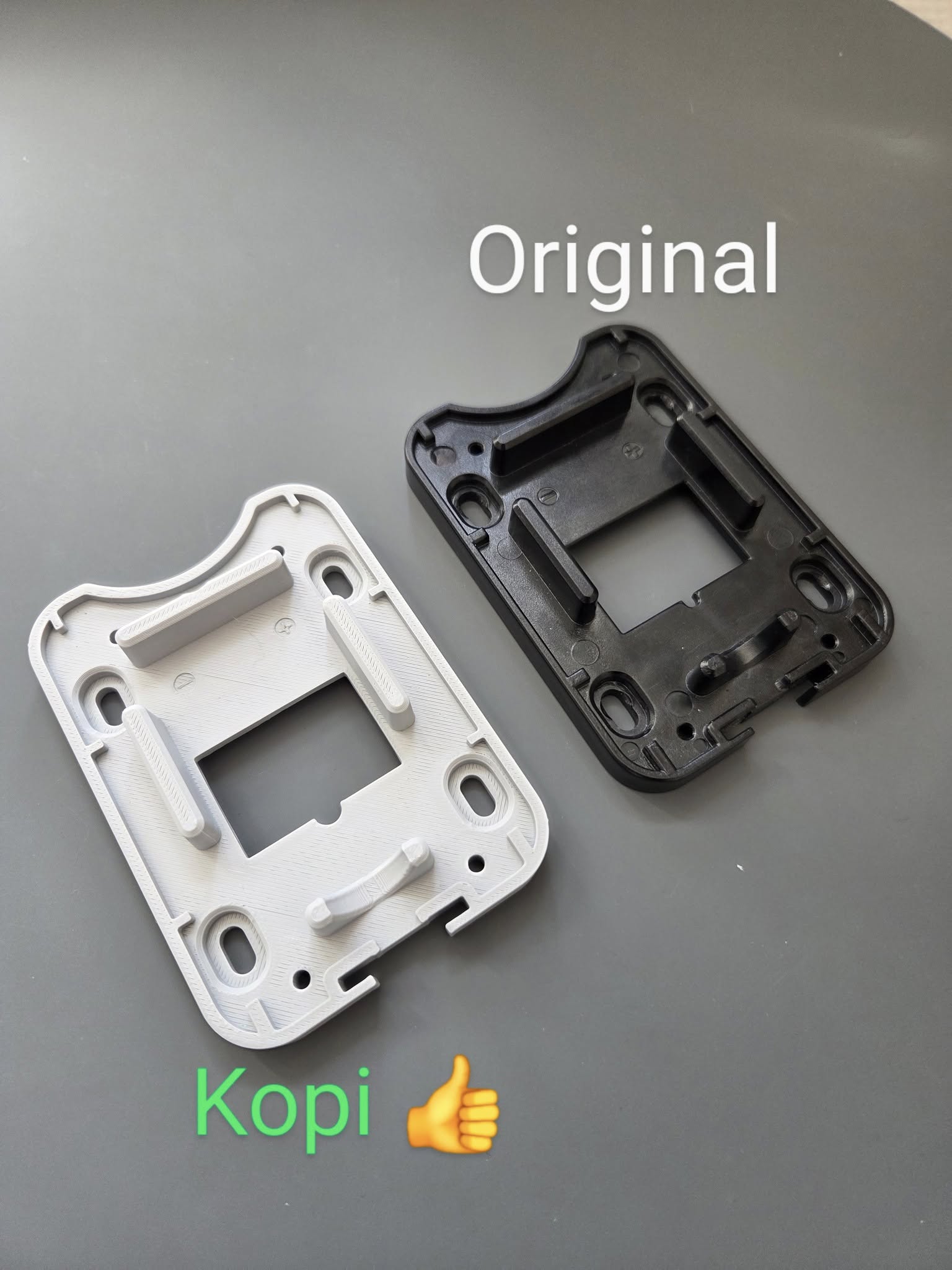 Ny taskestrop clips efter den originale knak Glossy Purple PLA